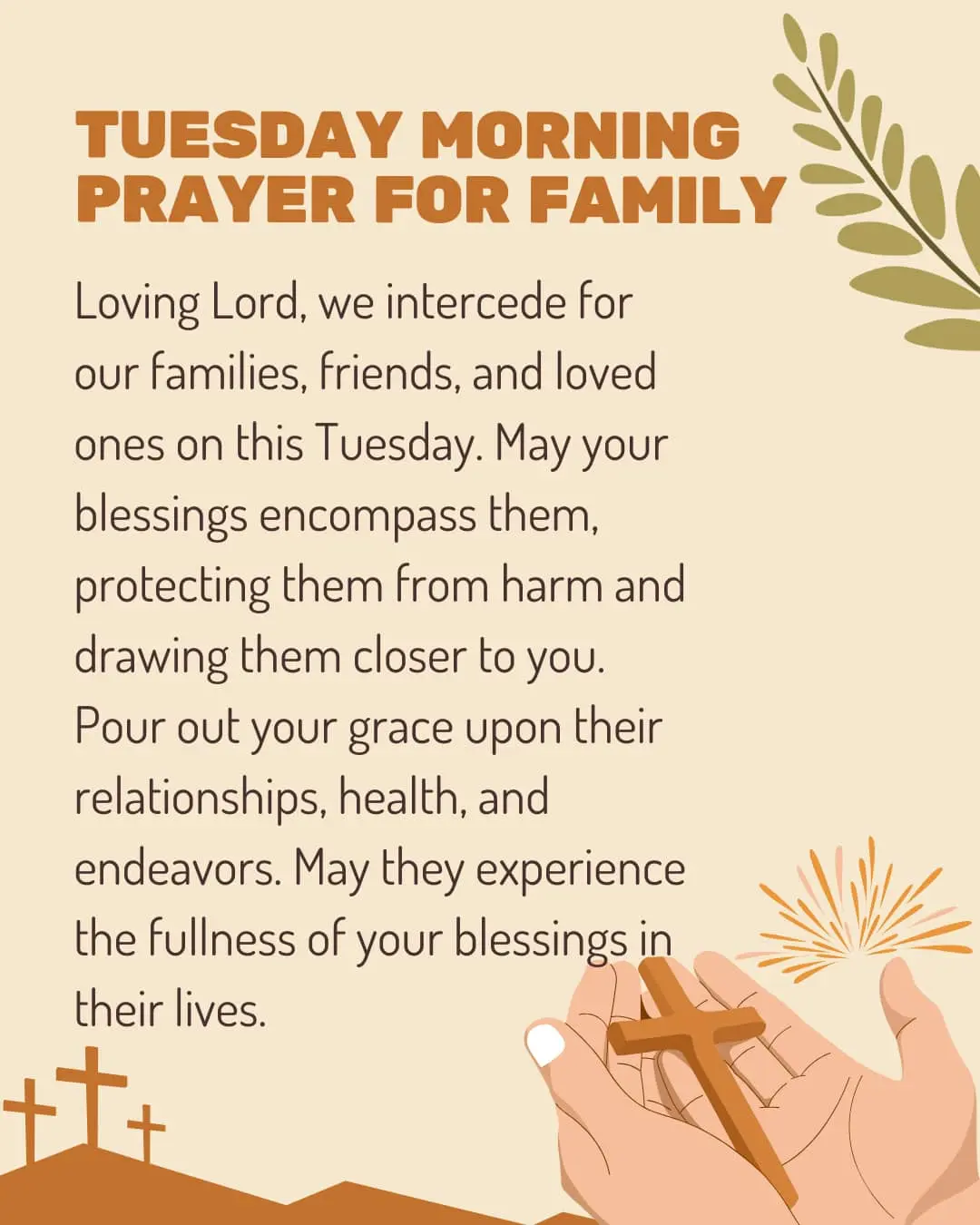 Tuesday Morning Prayer for Family