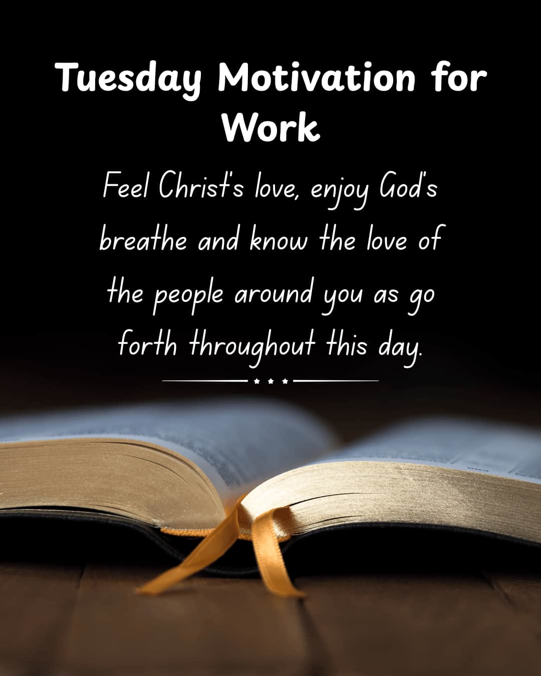 Tuesday Motivation for work