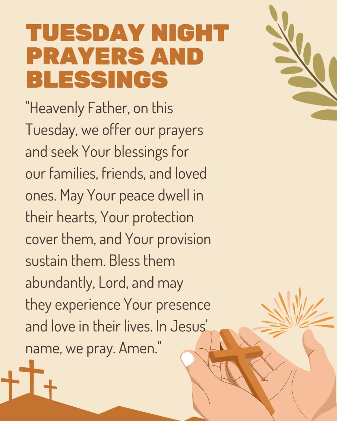 Tuesday Night Prayers and Blessings