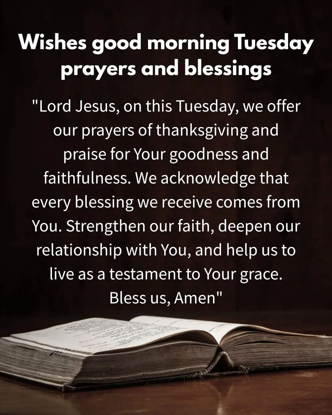 Wishes Good Morning tuesday prayers and Blessings