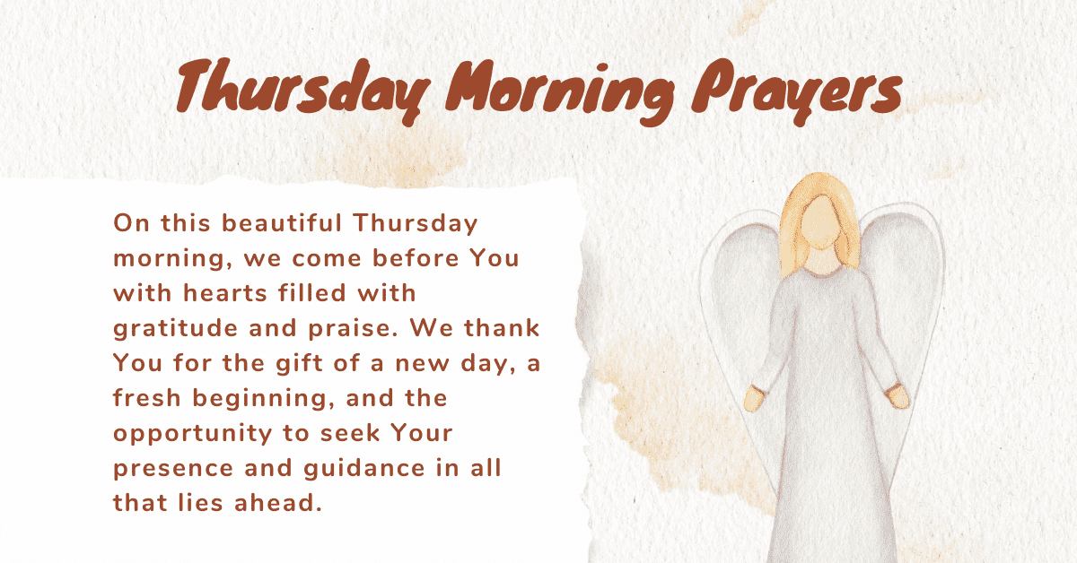 Thursday morning prayers