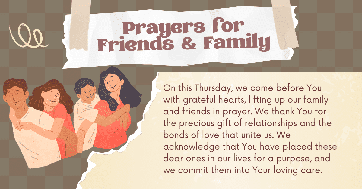 Thursday Blessings and Prayers for Friends