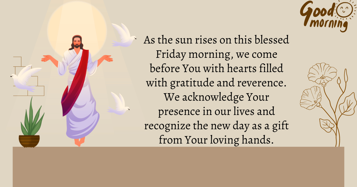Prayers for Friday morning
