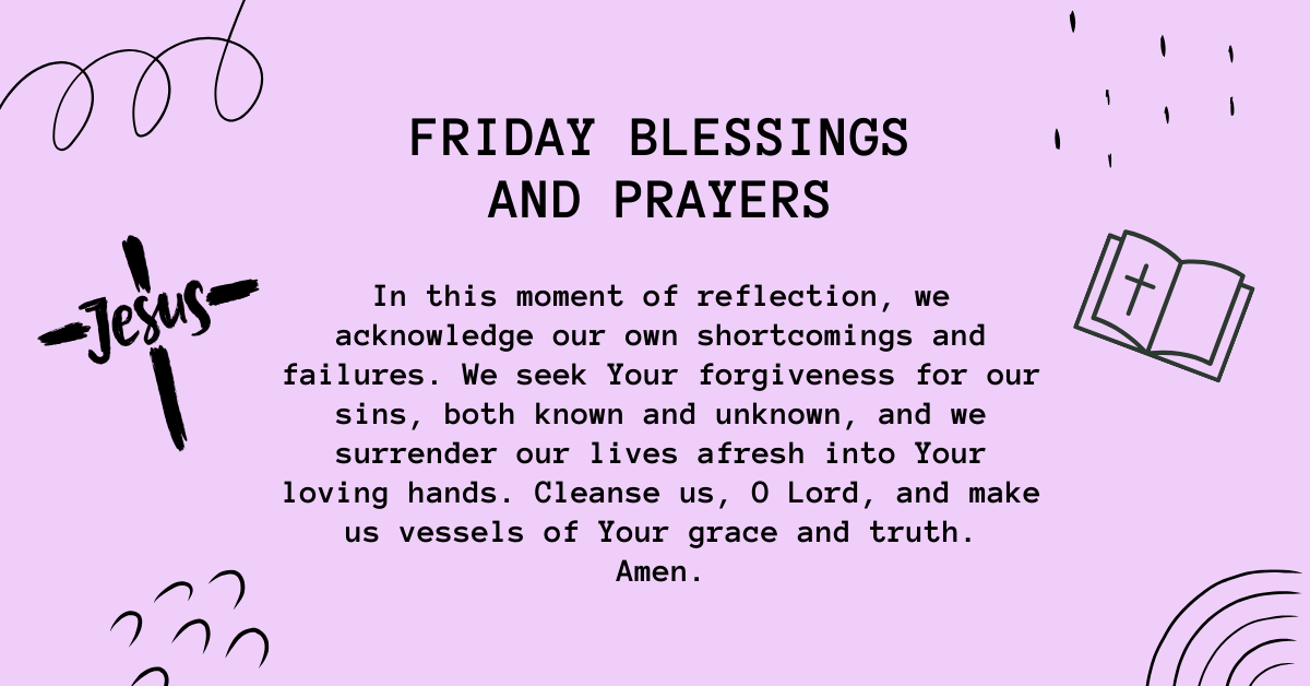 Friday prayers for forgiveness