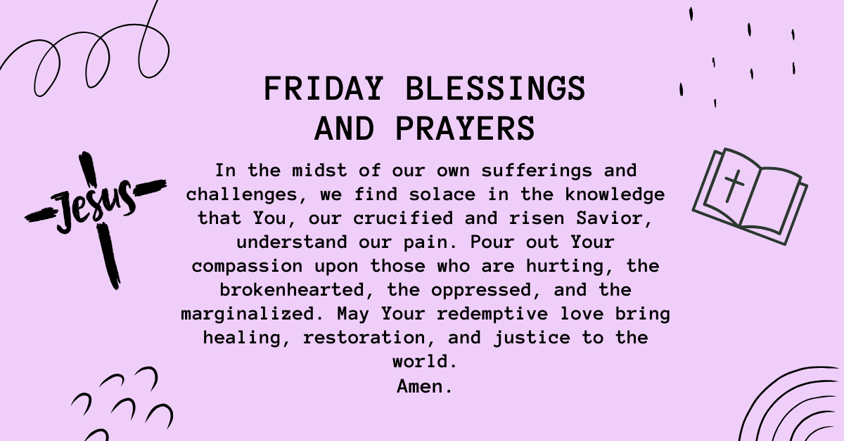Friday prayers for healing