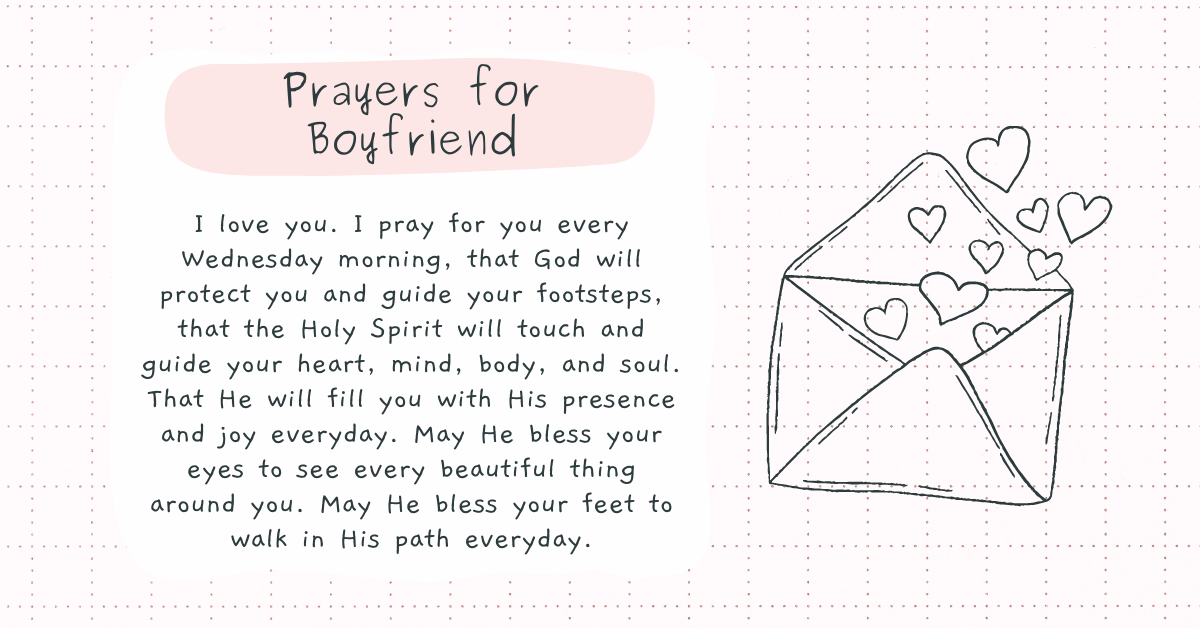 Wednesday Prayers for My Boyfriend