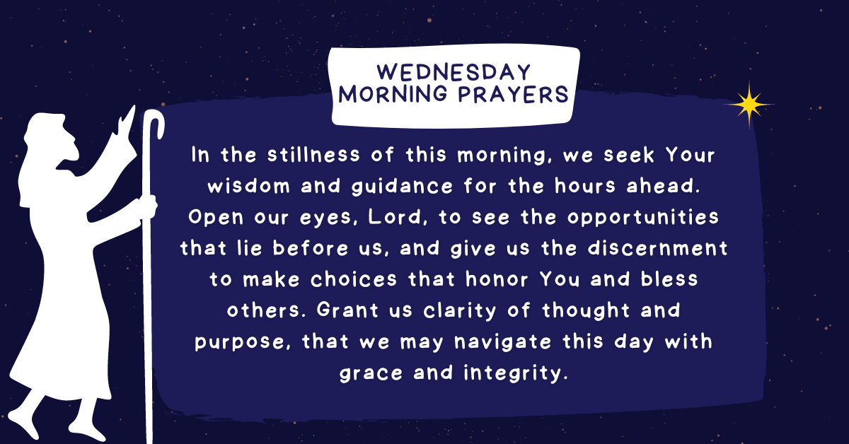 wed morning prayer images