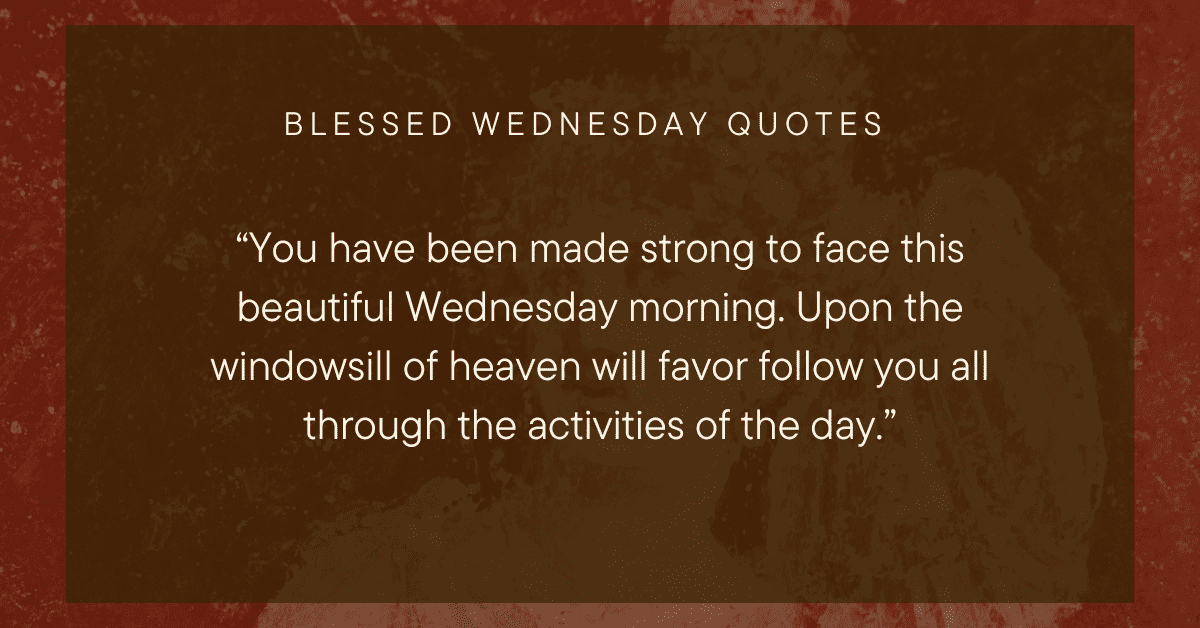 Wednesday prayer quotes