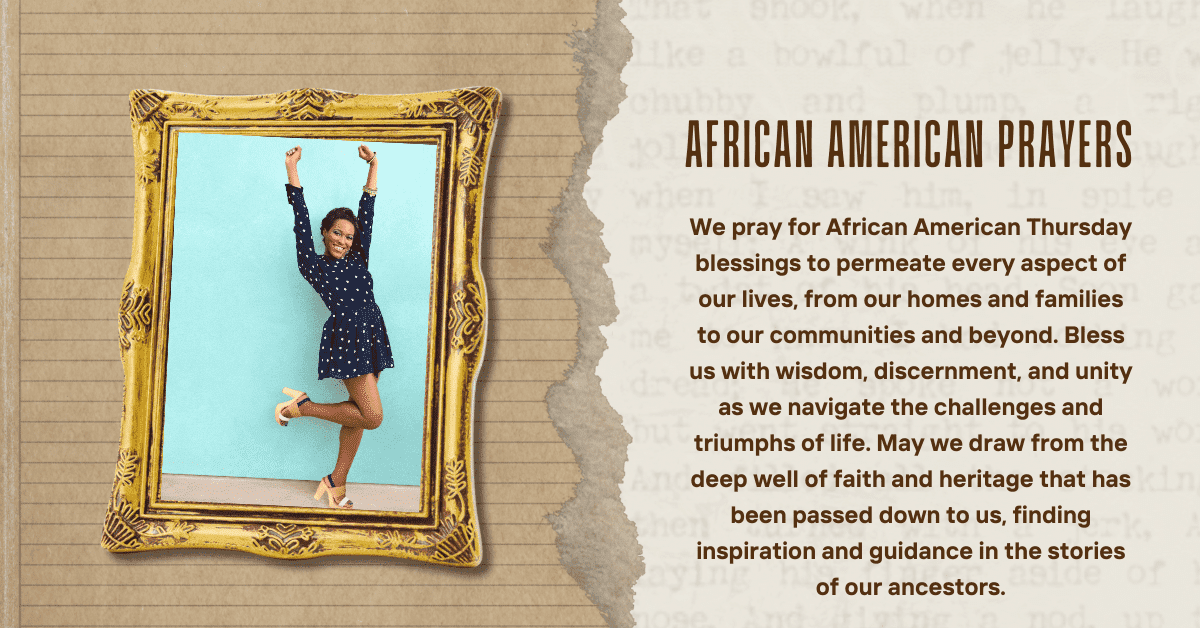 Thursday blessings and prayers African American