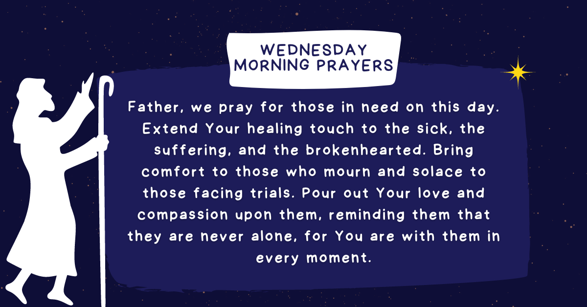 good morning Wednesday prayer