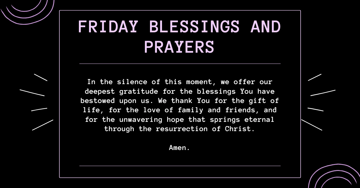 Friday blessings for love