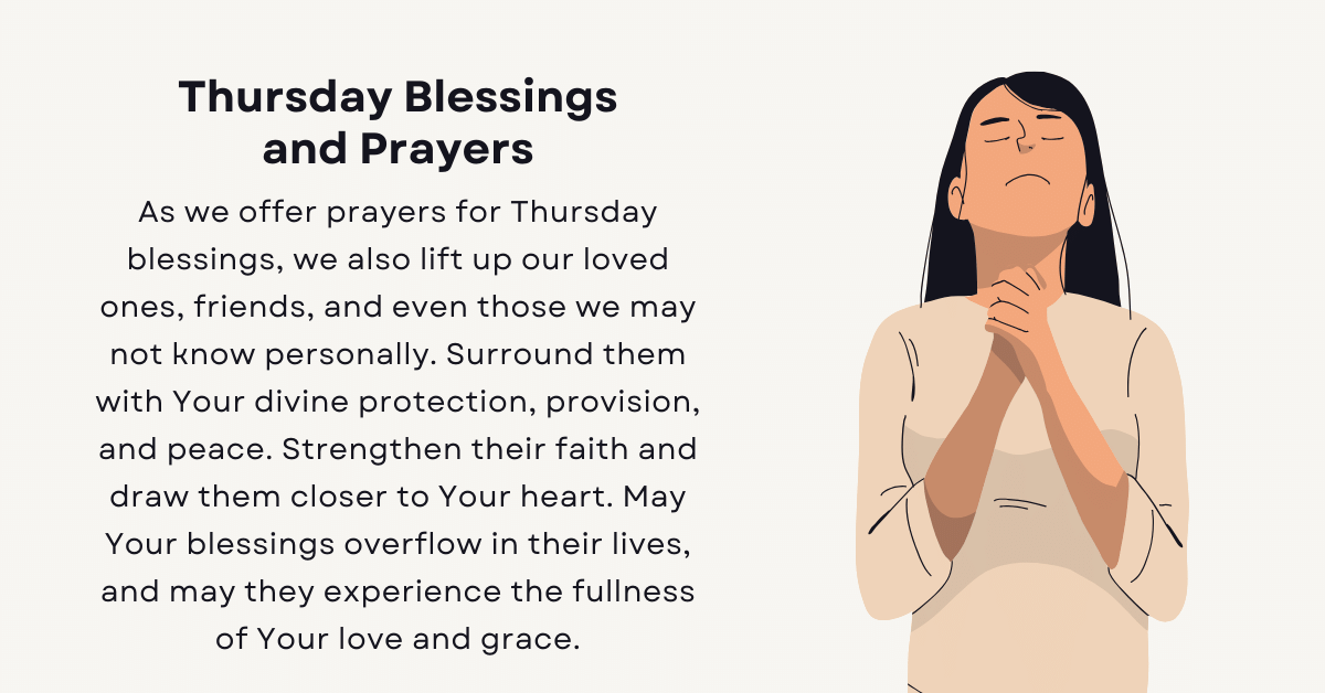 Thursday prayers and Blessings