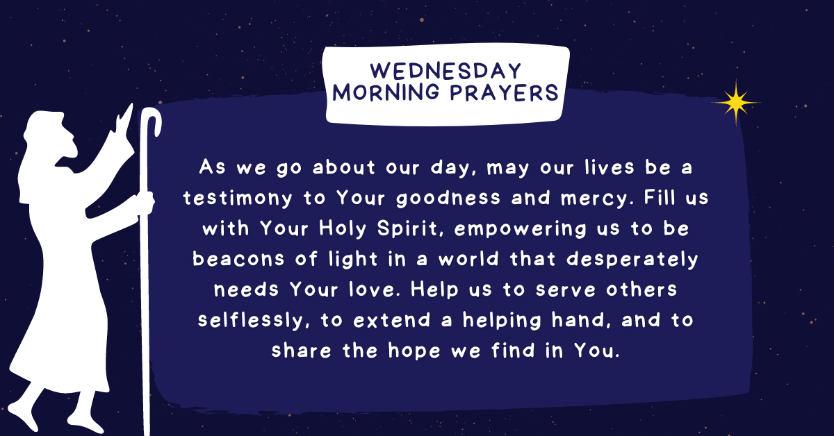 Wednesday morning prayers