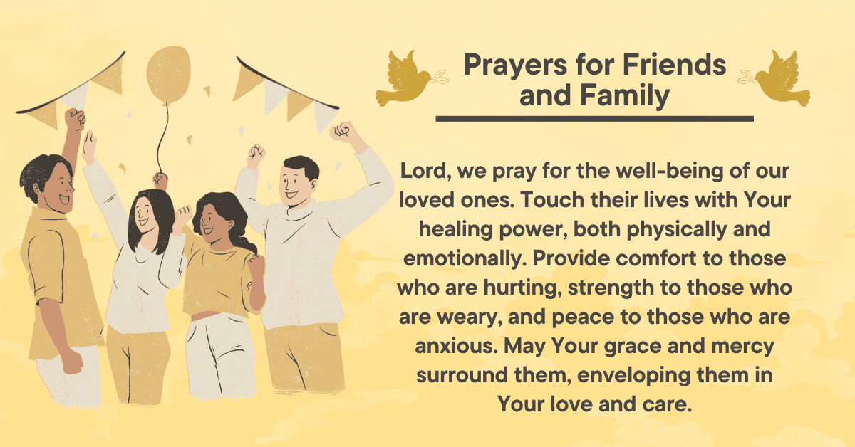 Wednesday morning prayers for friends