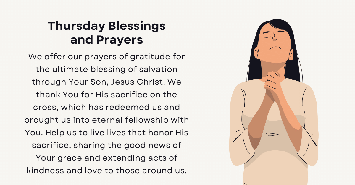 Thursday morning Prayers and Blessings
