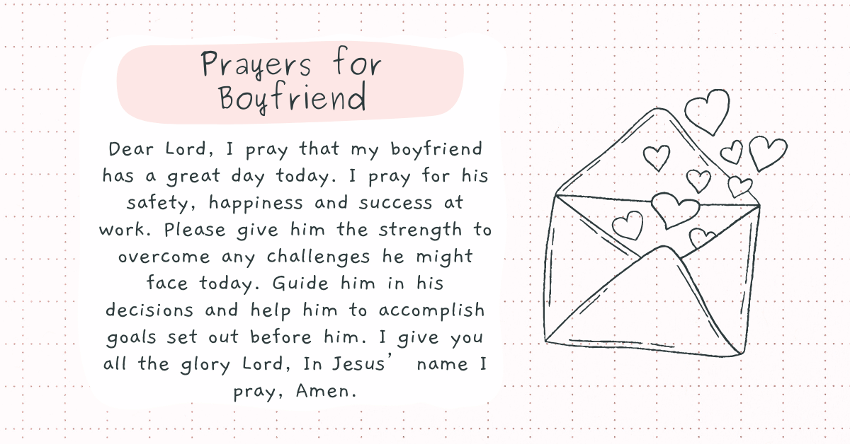 prayers and blessings for boyfriend