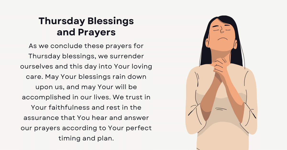 Thursday prayer and Blessing