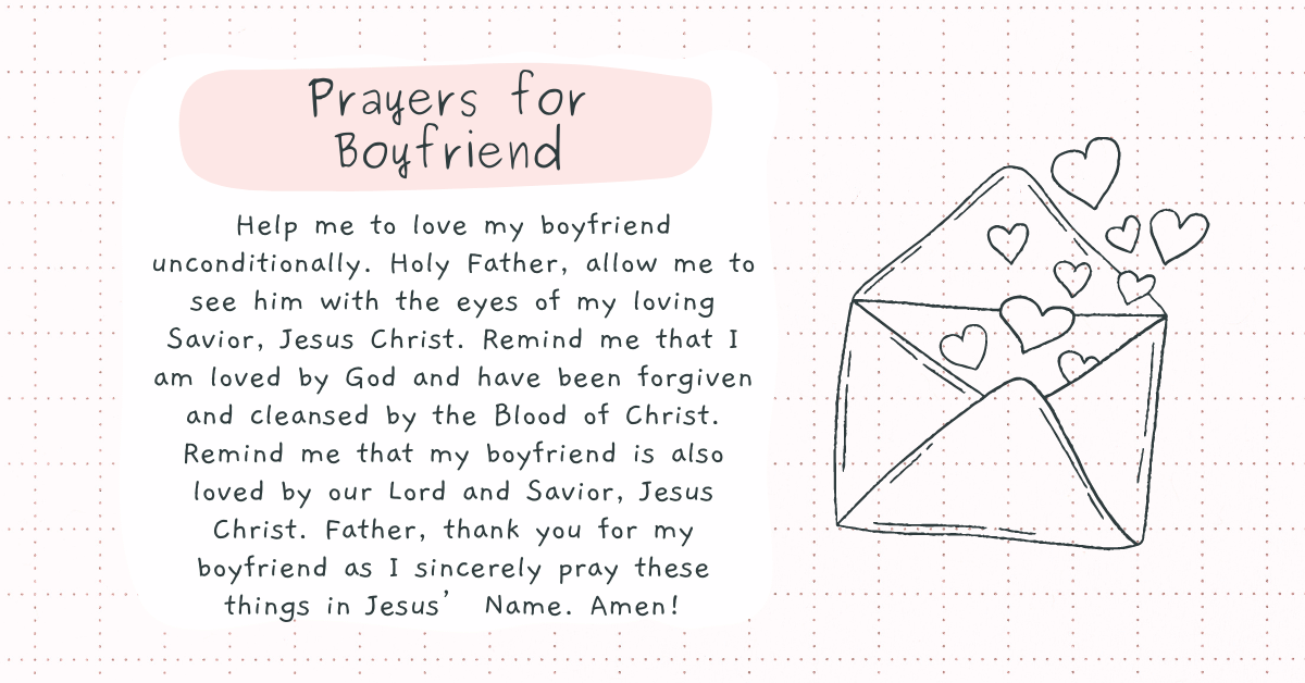 Prayers for boyfriend on Wednesday