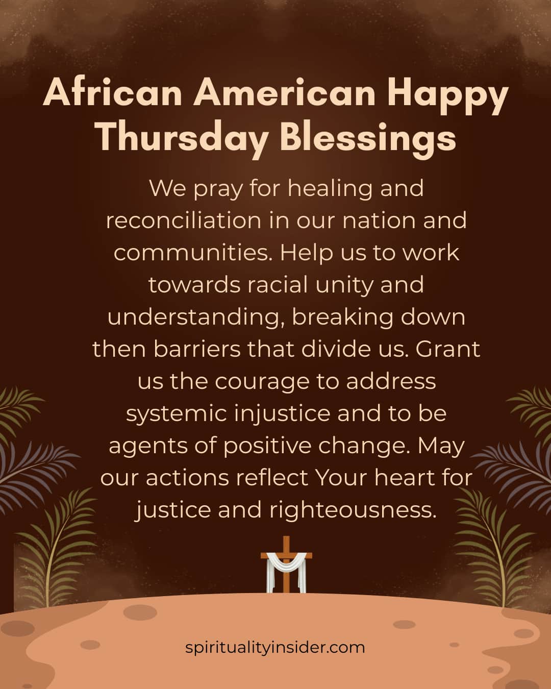 African American Happy Thursday Blessings