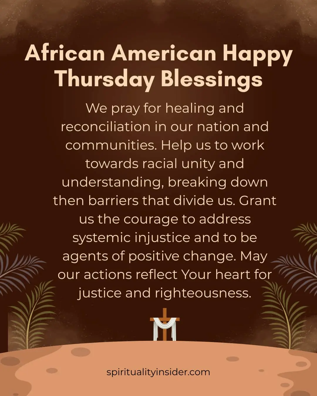 African American Happy Thursday Blessings