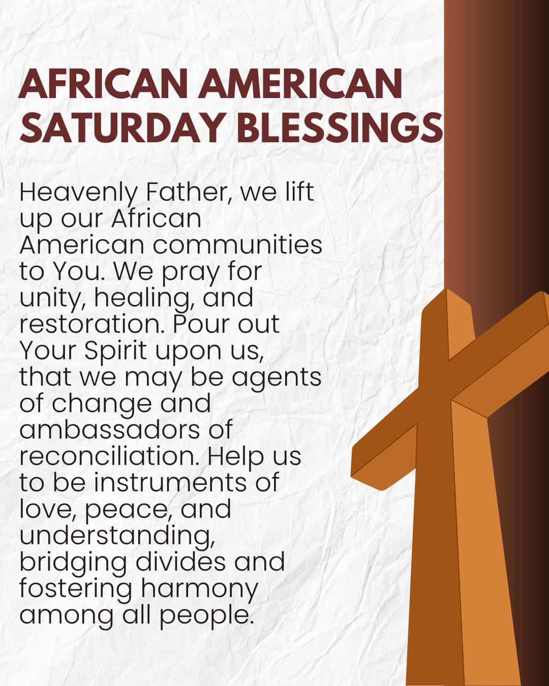African American Saturday Blessings