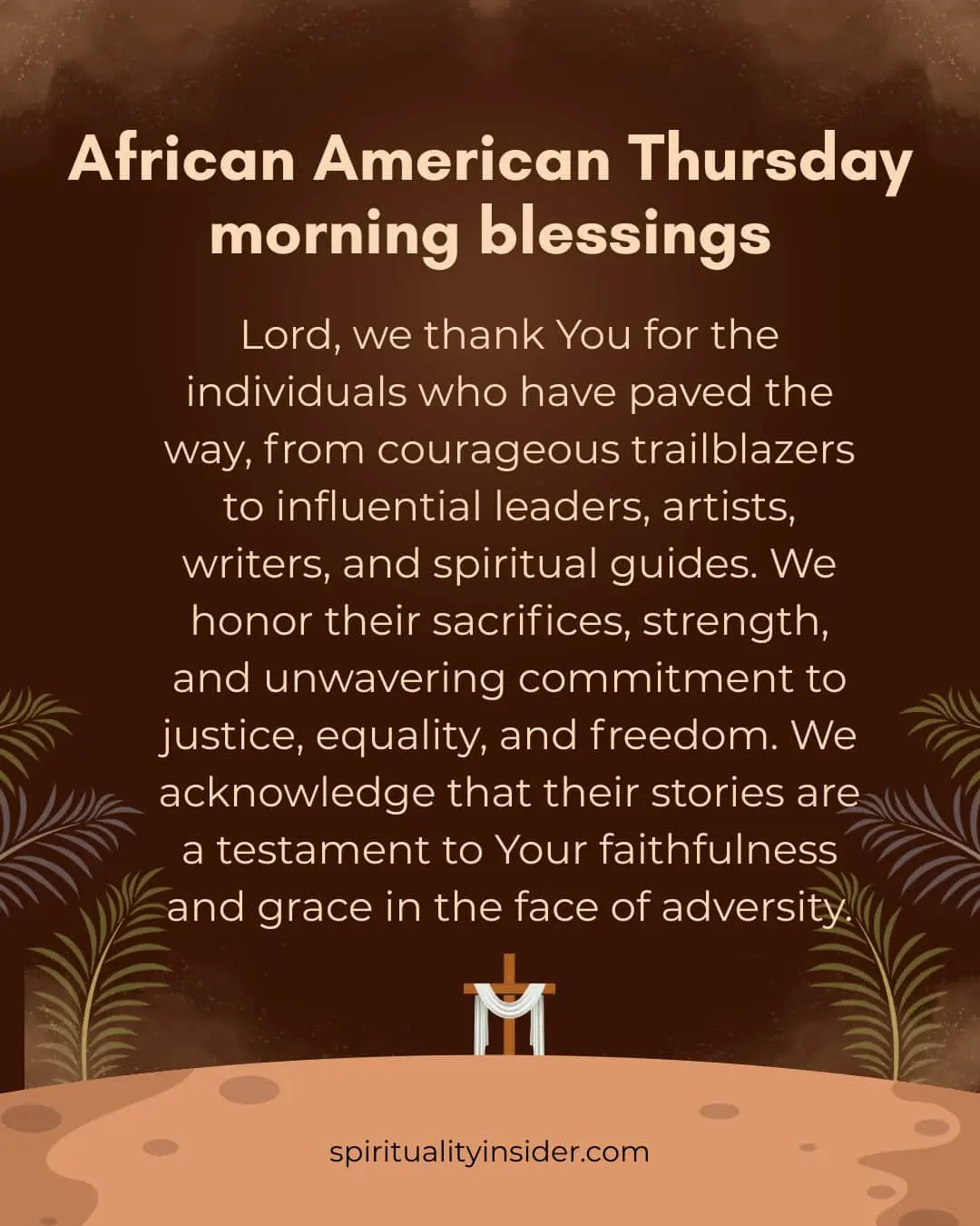 African American Thursday morning Blessings