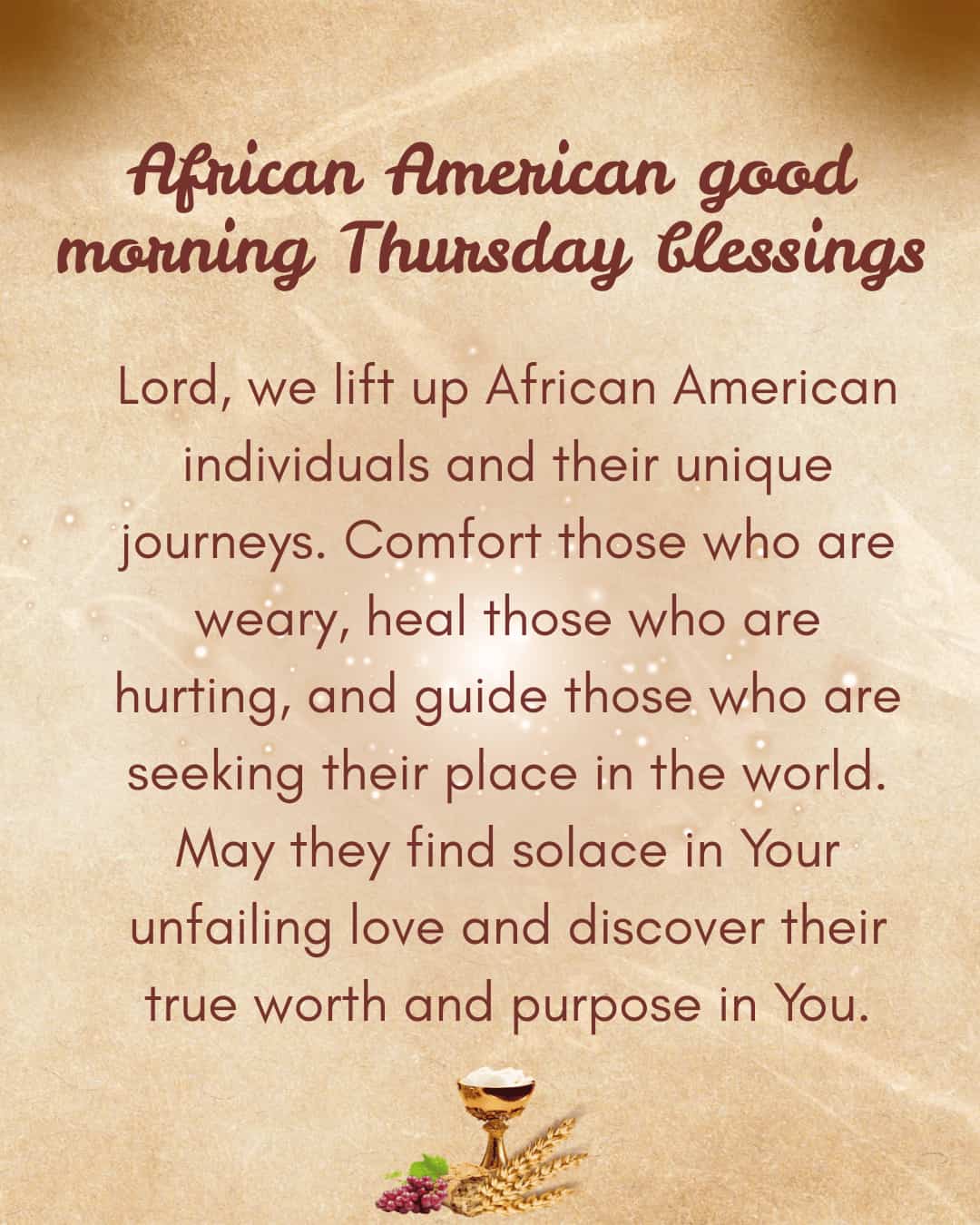 African American good morning Thursday Blessings