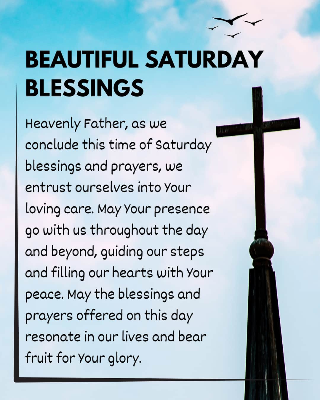 Beautiful Saturday Blessings