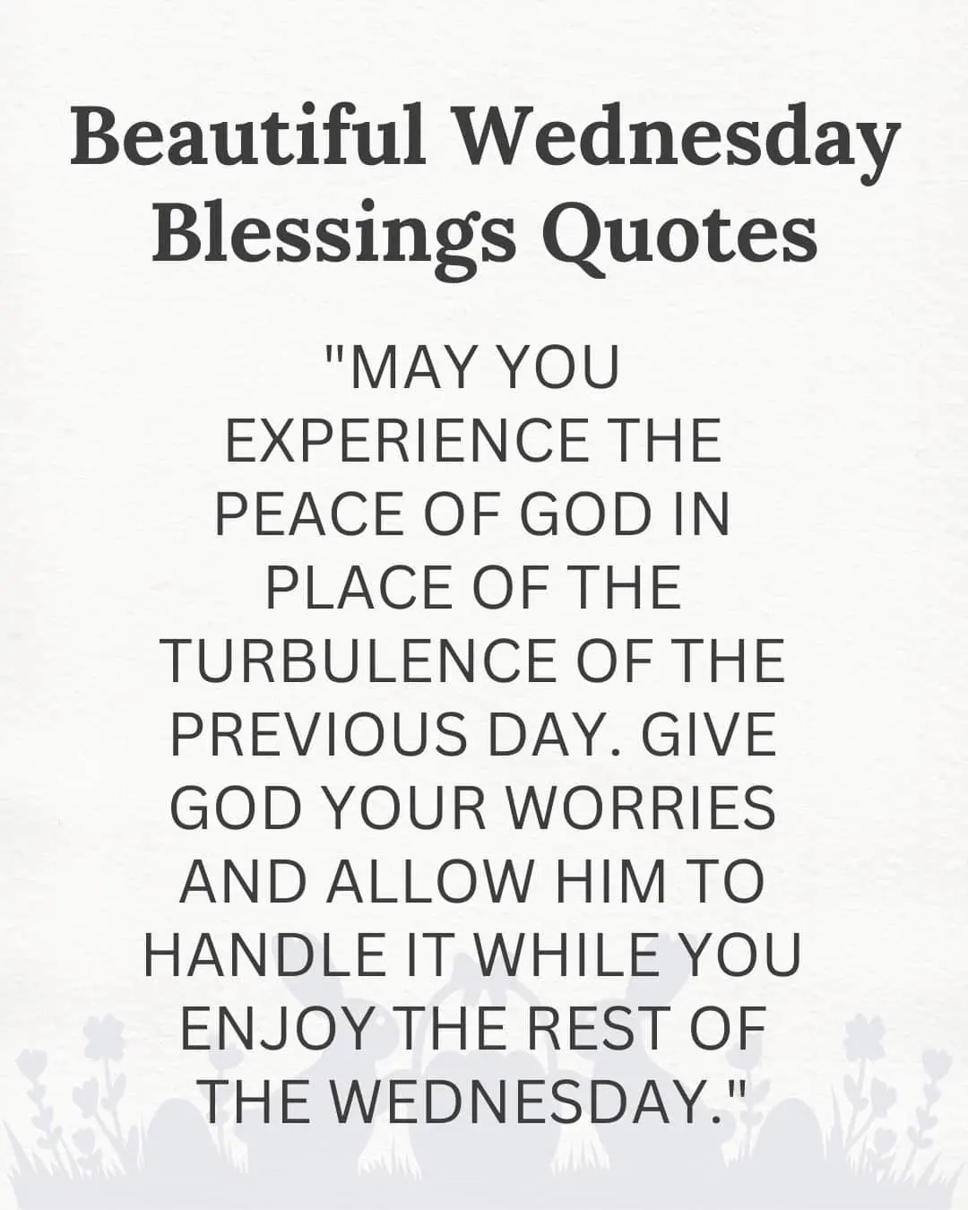 Beautiful Wednesday Blessings Quotes
