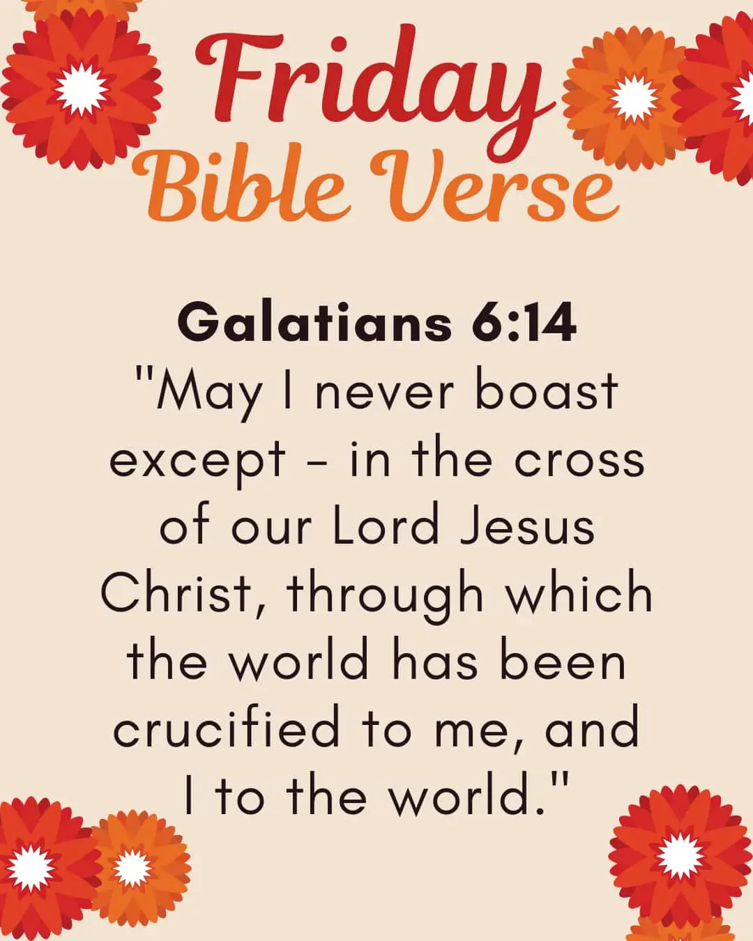 Bible verse about friday