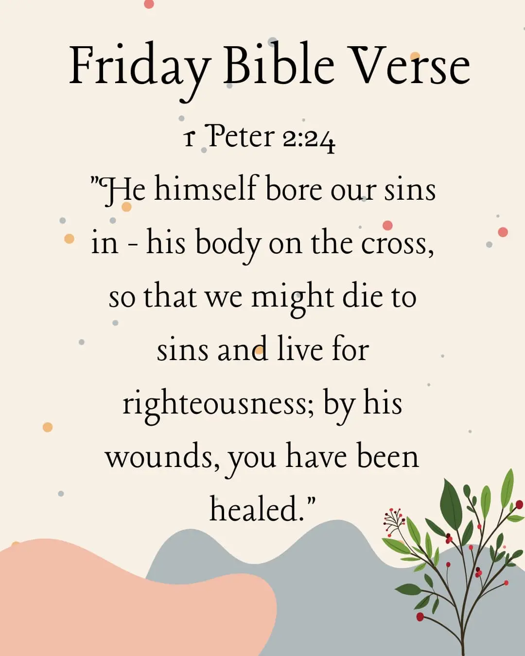Bible verse friday