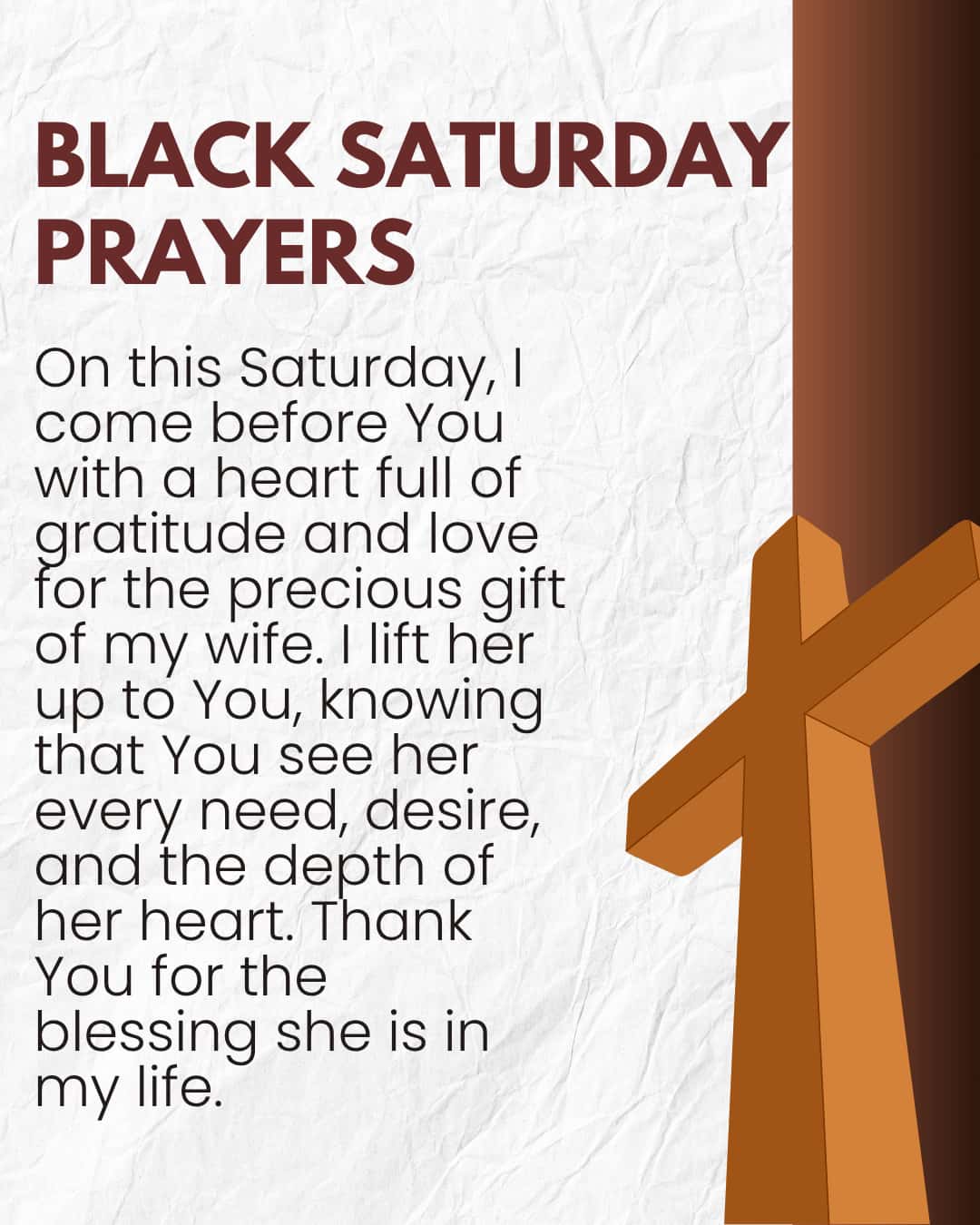 Black Saturday Prayers