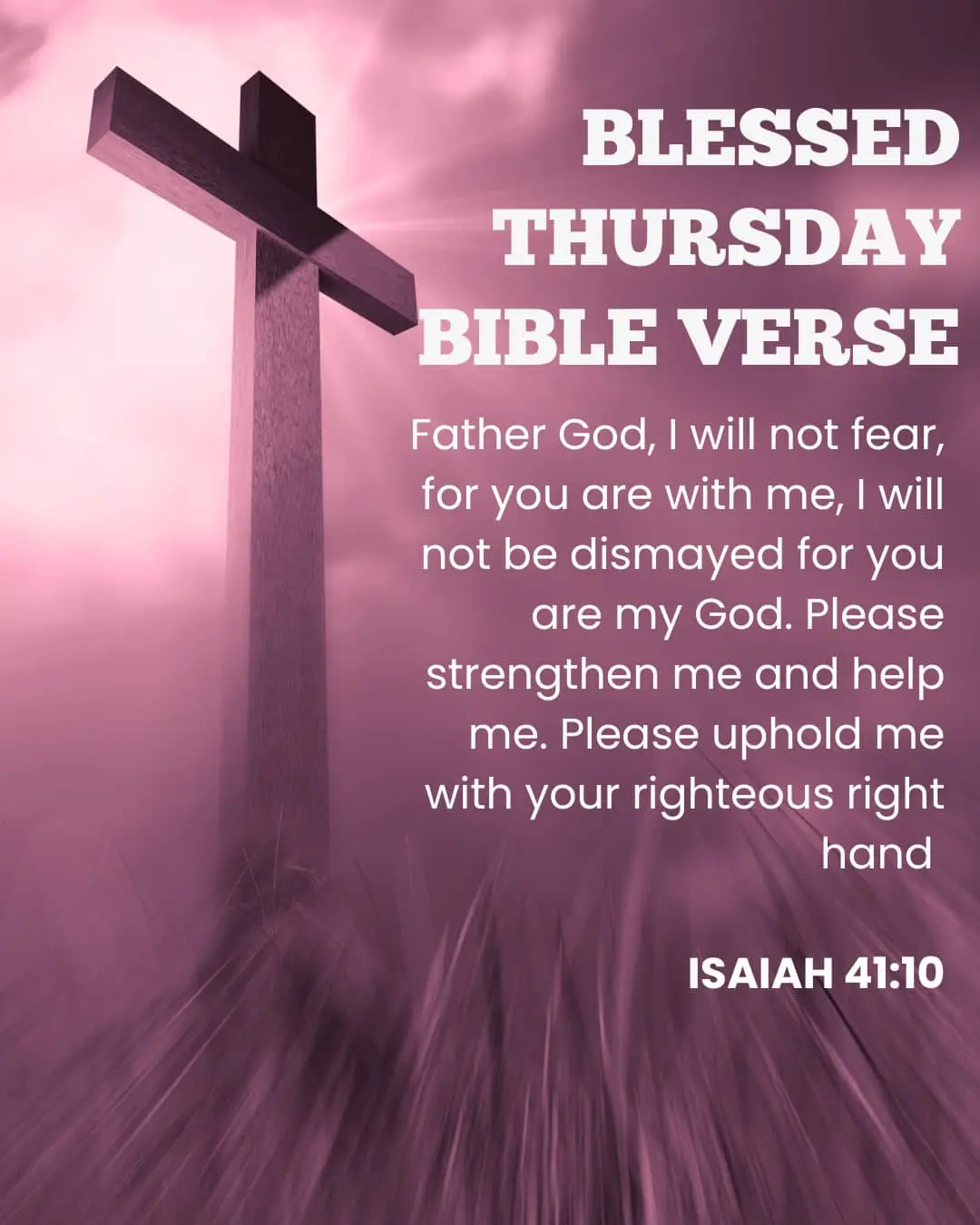 Blessed Thursday Bible verse
