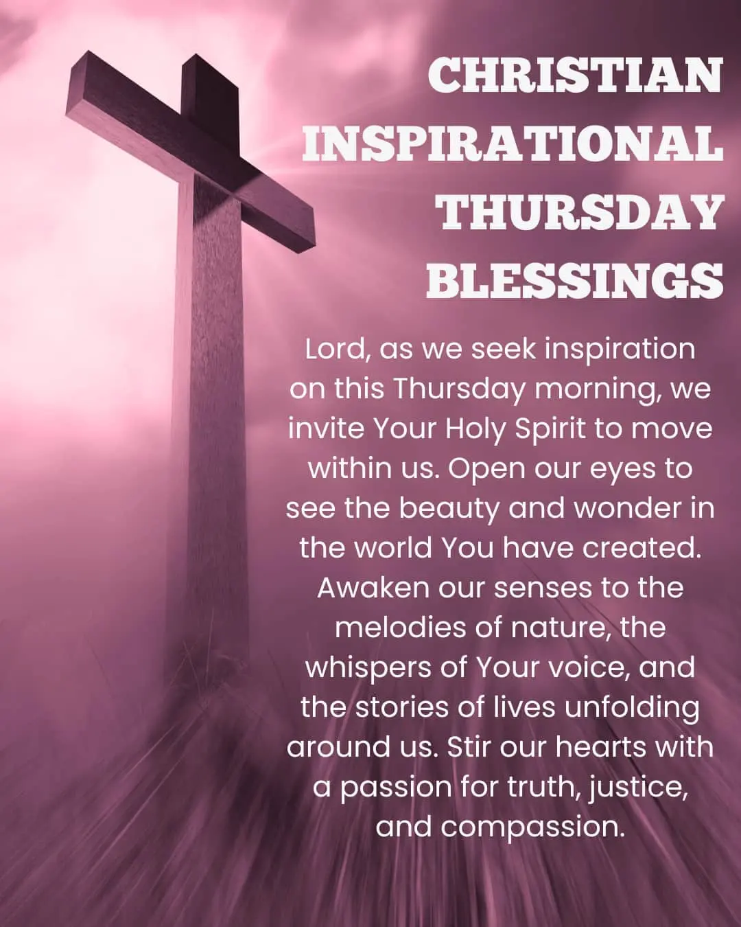 Christian Inspirational Thursday Blessings