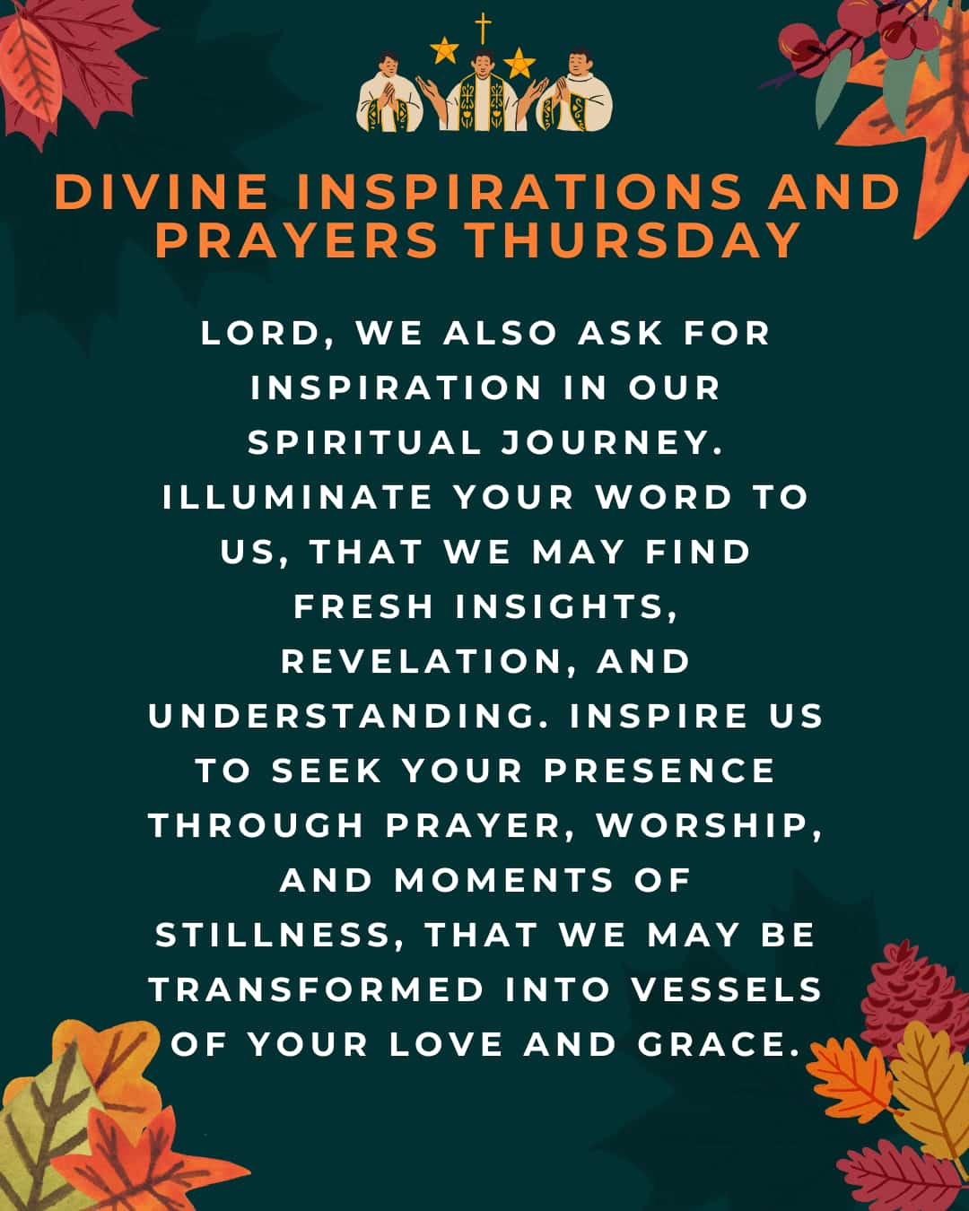 Divine Inspirations and Prayers Thursday