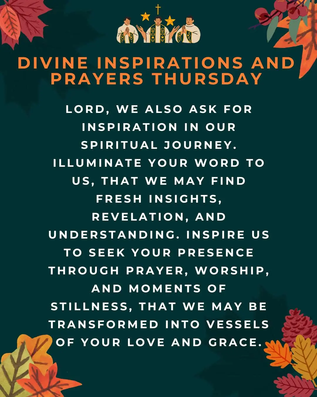 Divine Inspirations and Prayers Thursday