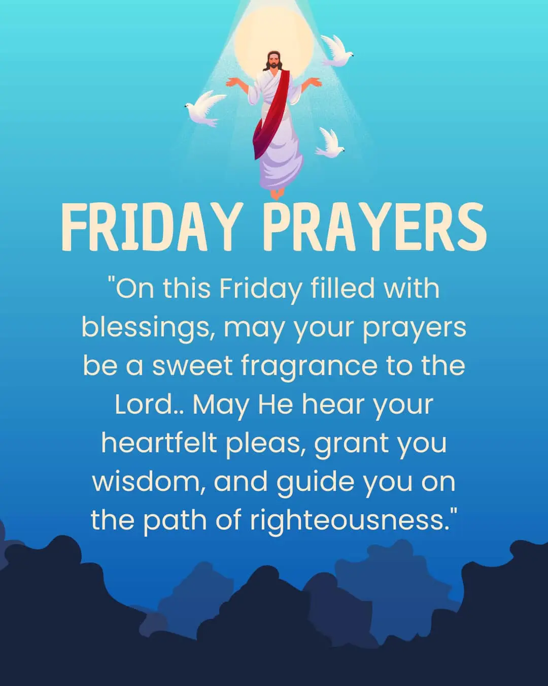 Divine inspiration and prayers friday blessings