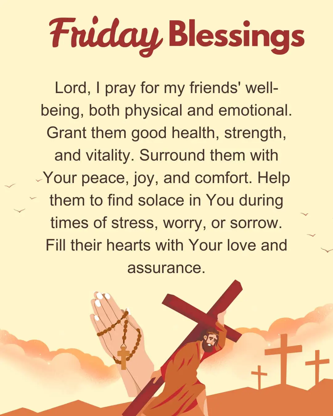 Friday blessings and prayers quotes for friends