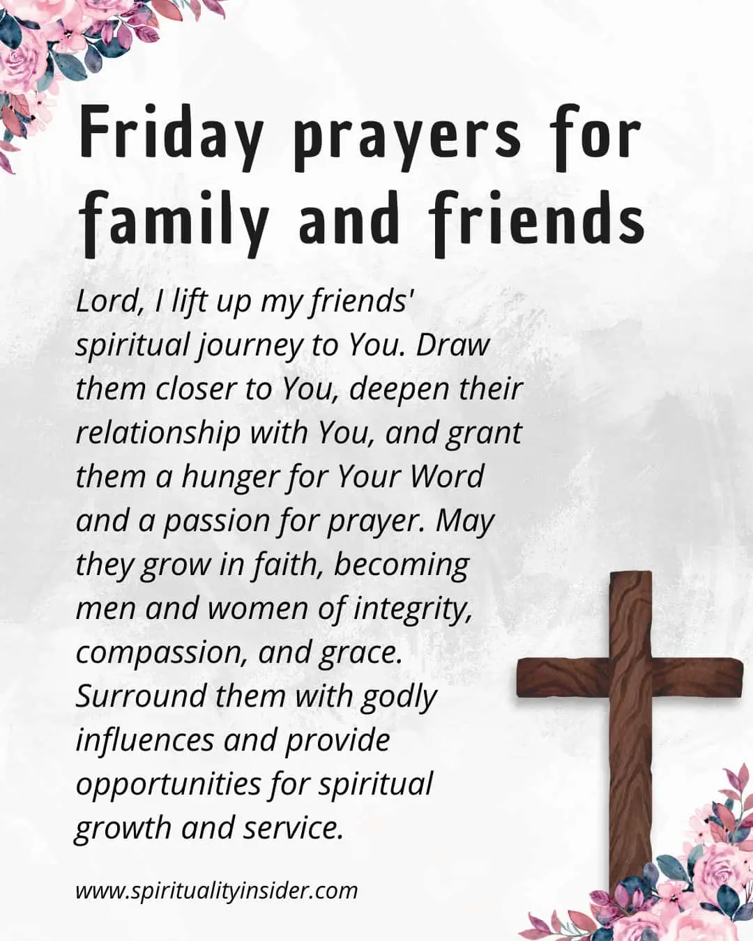 Friday prayers for family and friends