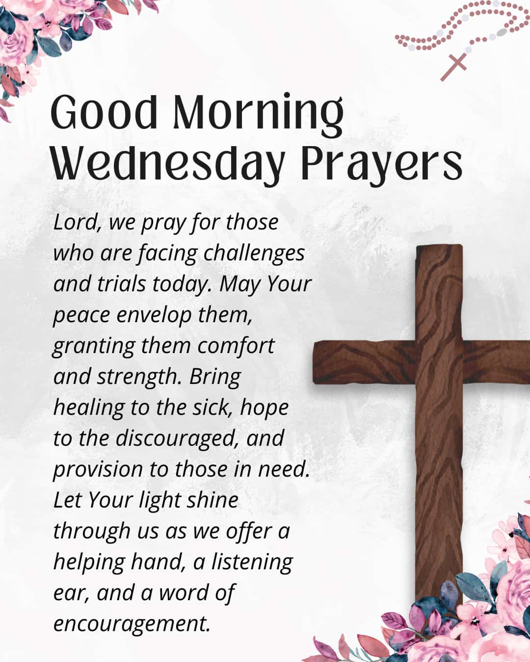 Good Morning Wednesday Prayers