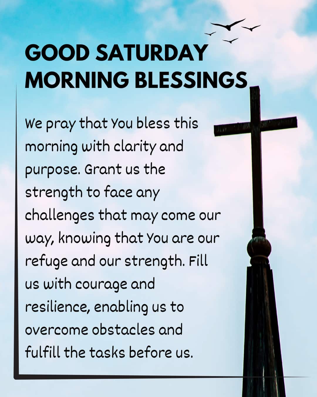 Good Saturday Morning Blessings