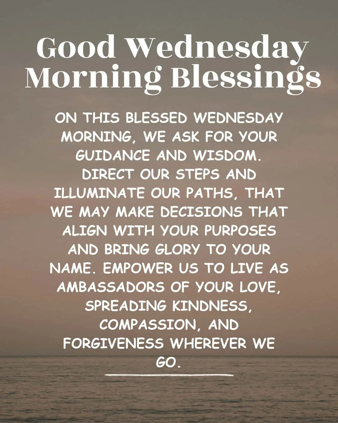 Good Wednesday Morning Blessings