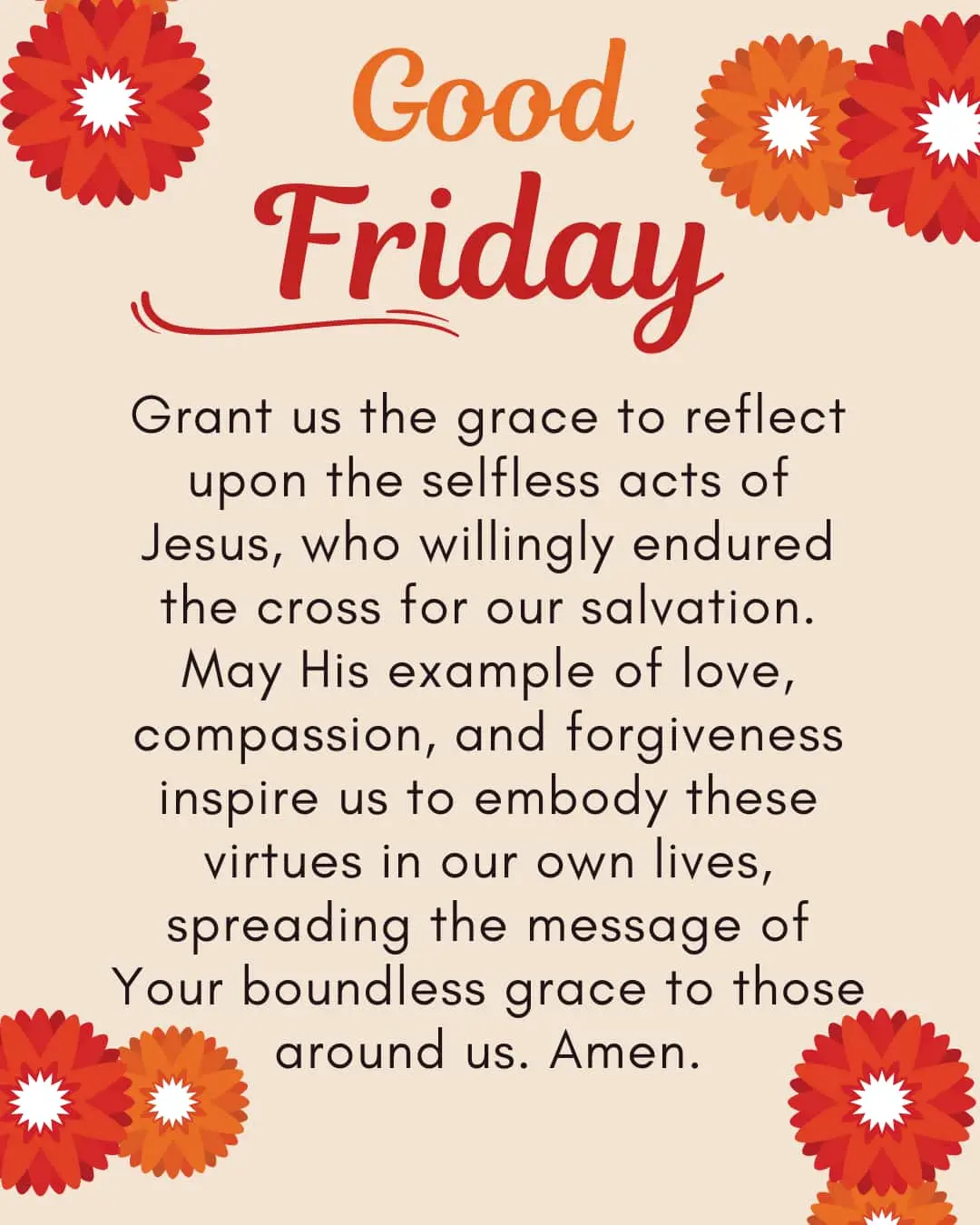 Good friday prayers​