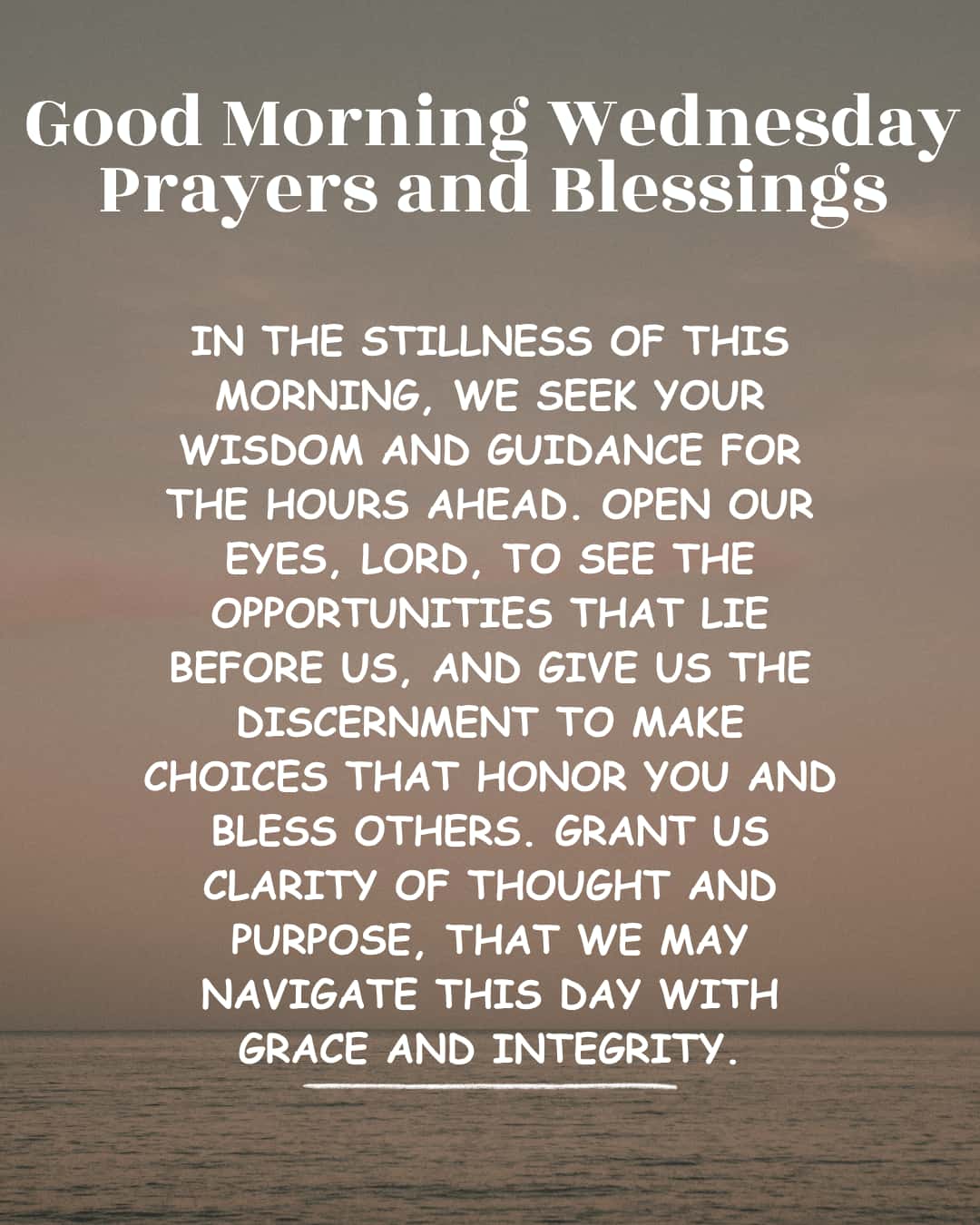 Good morning Wednesday prayers and blessings