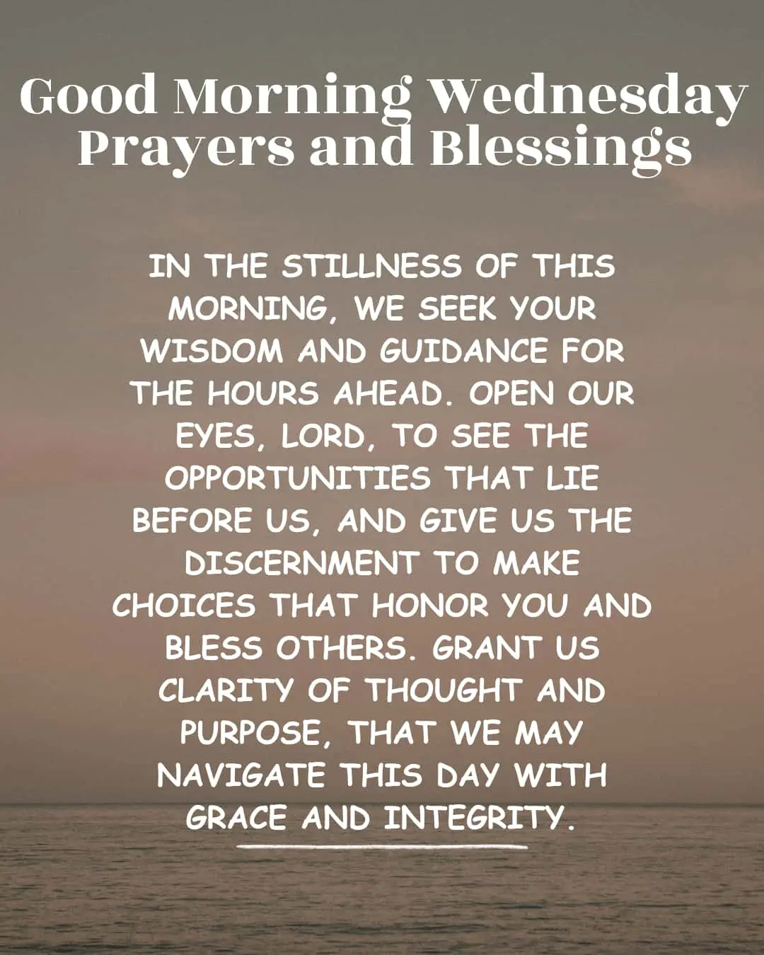 Good morning Wednesday prayers and blessings