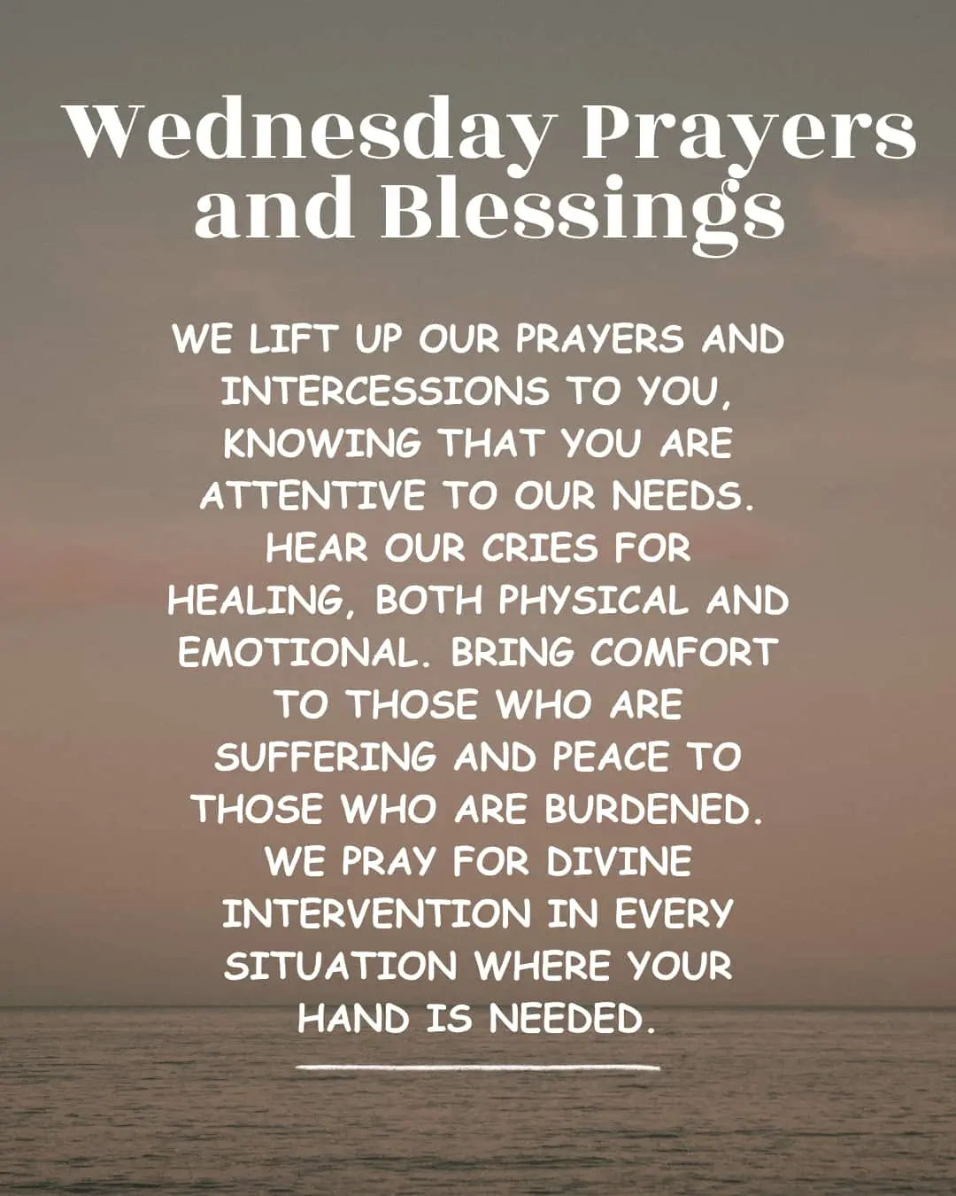 Good morning Wednesday prayers and blessings