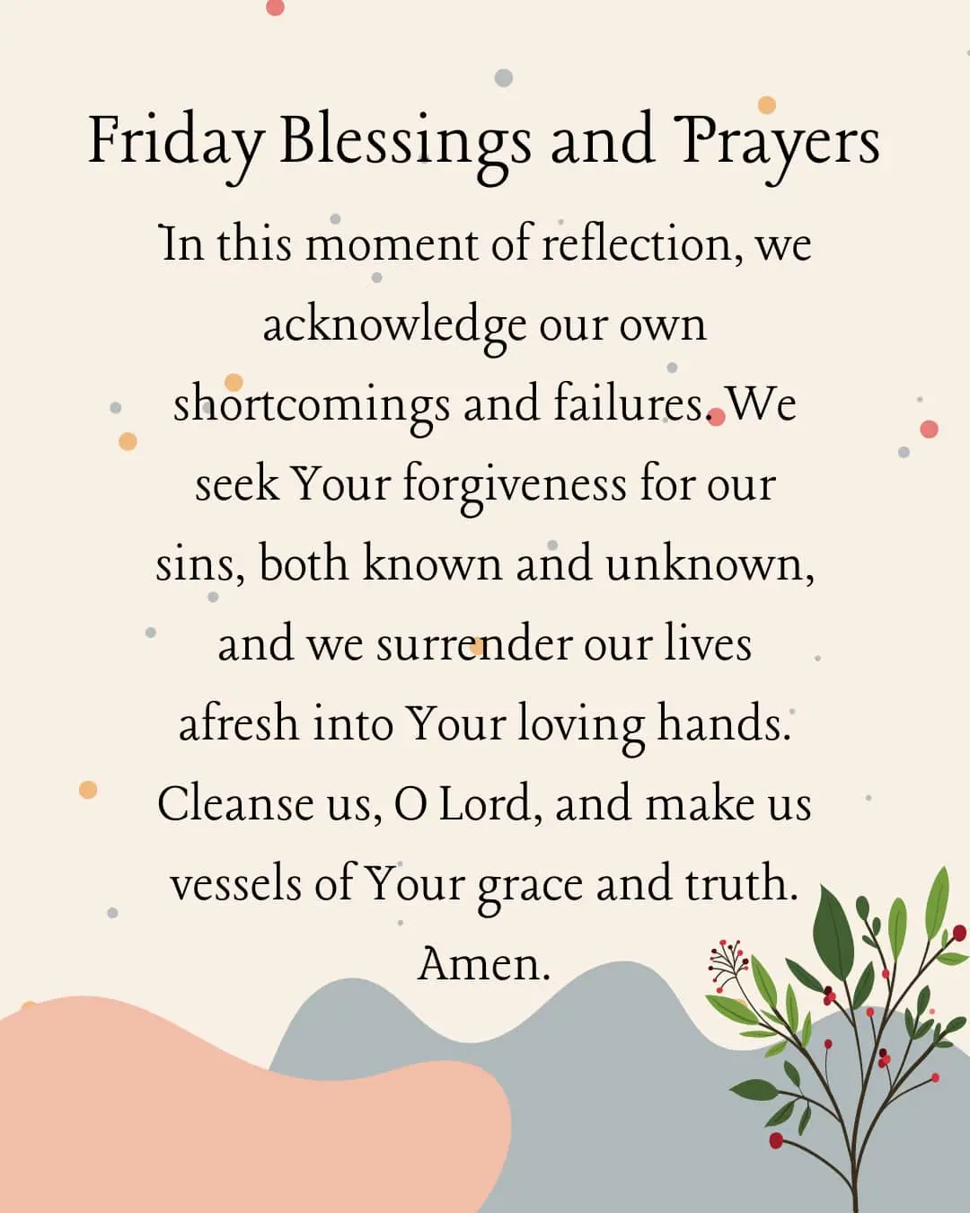 Good morning friday prayers and blessings