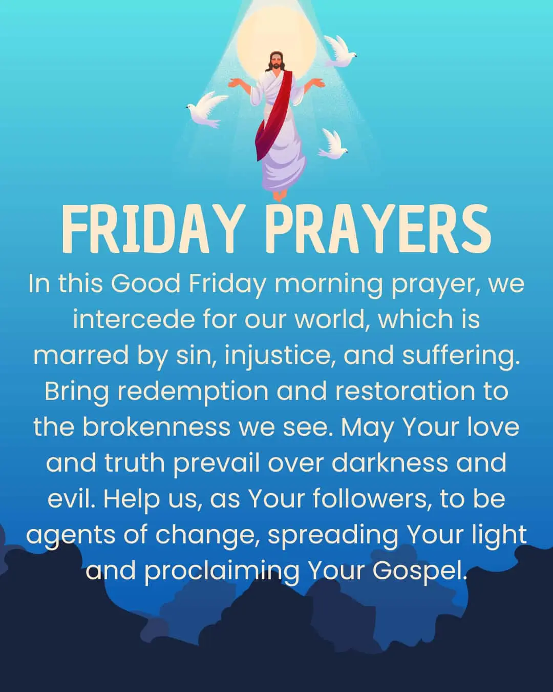 Good morning happy friday god bless you