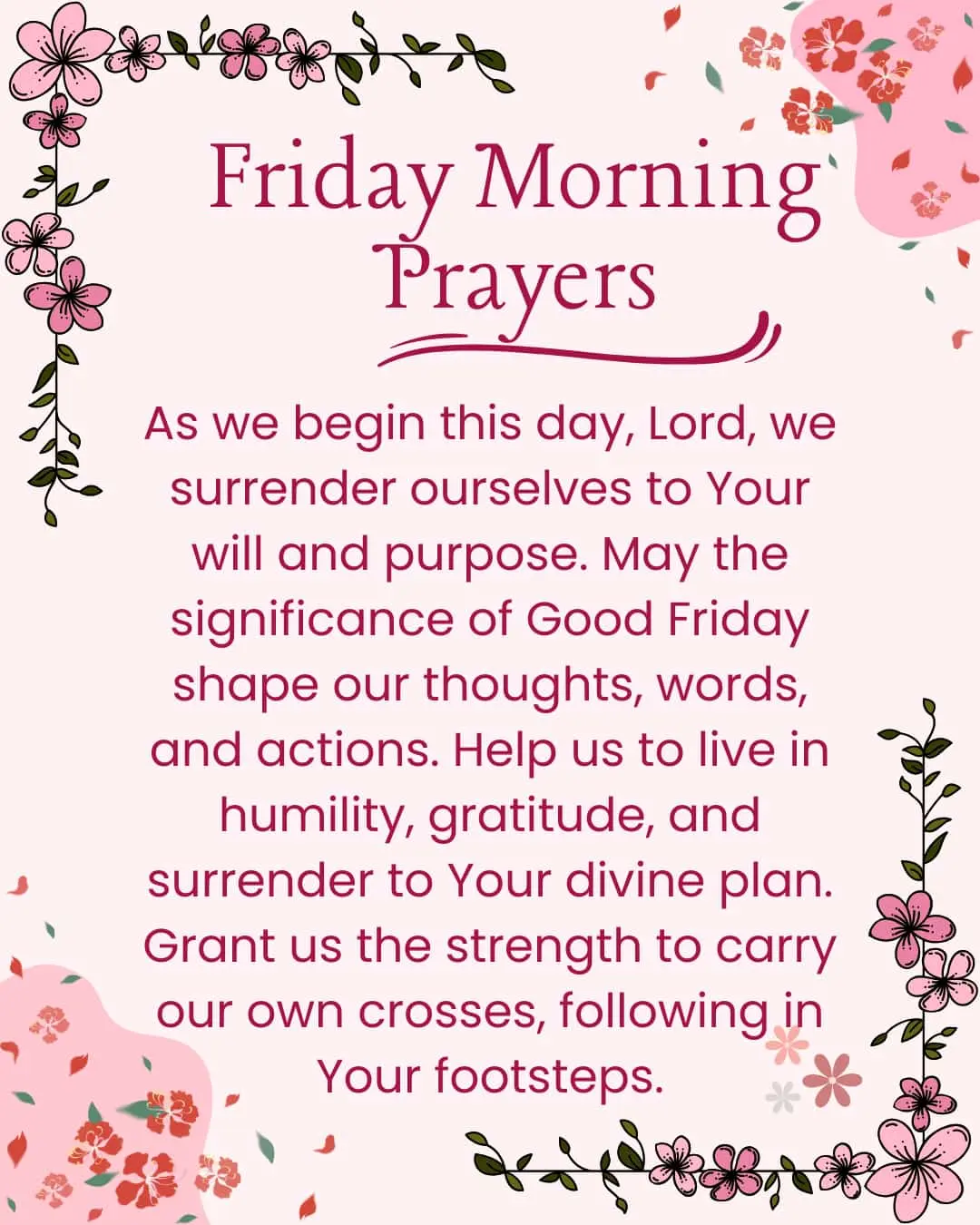 Good morning have a blessed friday prayer