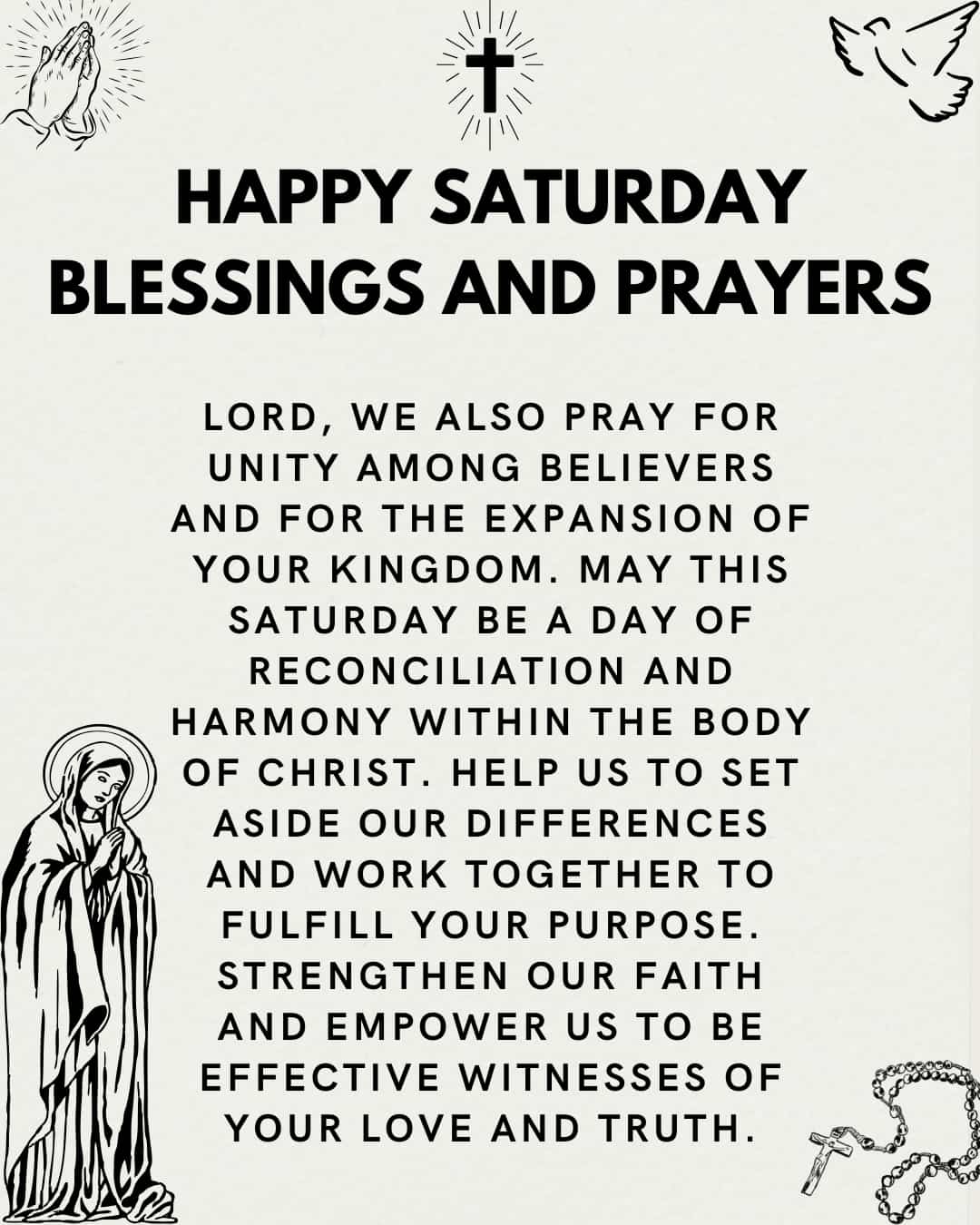 Happy Saturday Blessings and Prayers